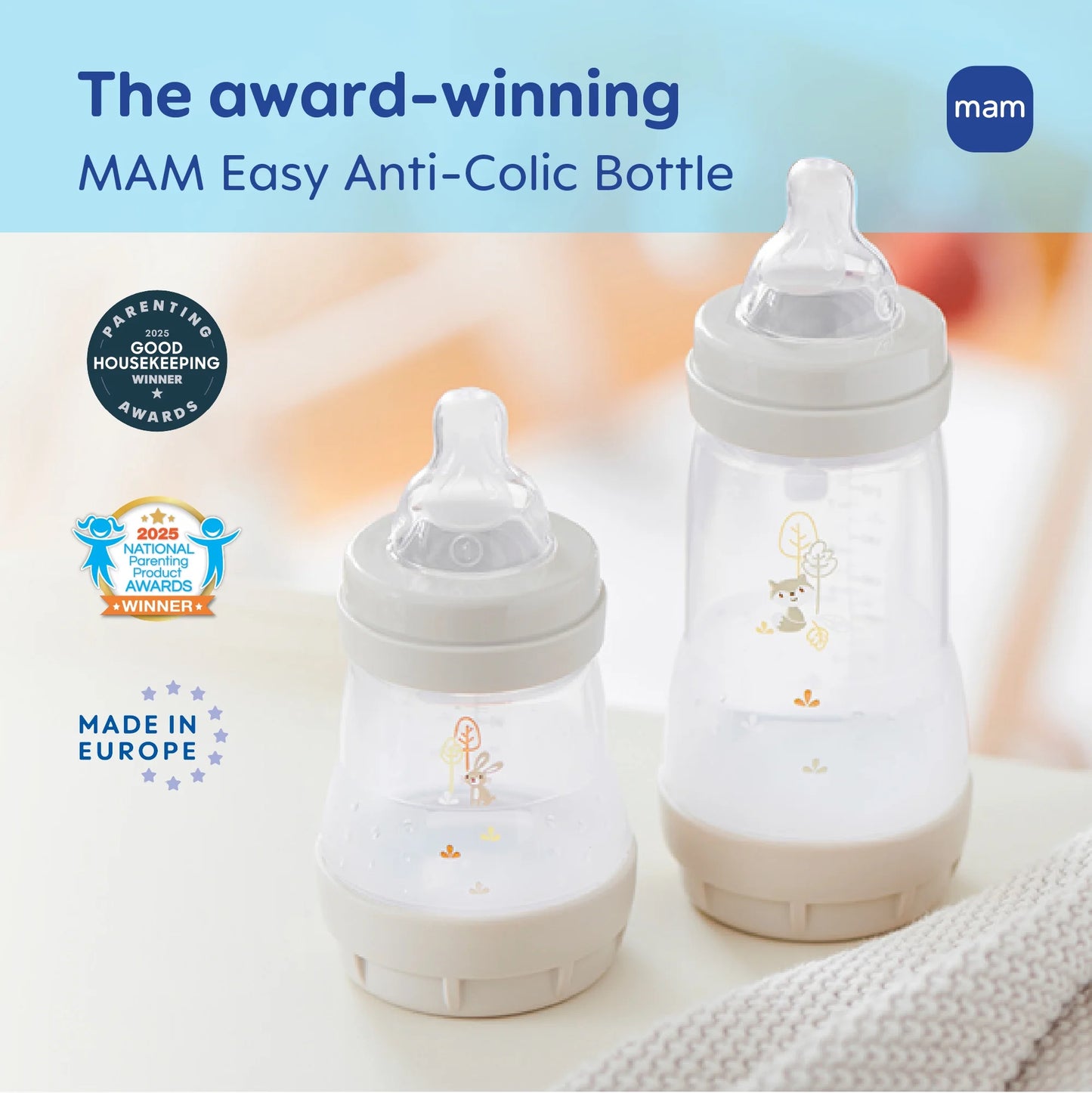 (2 Pack)  Easy Start Anti-Colic Bottle, 5 Oz, Girl, 2 Pack