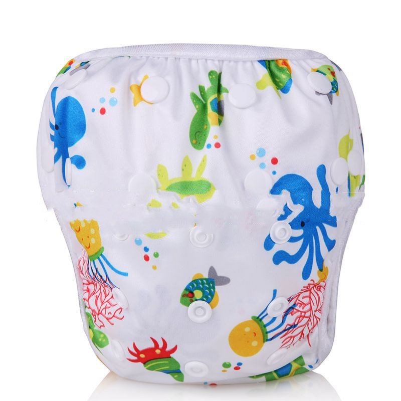 Leakproof Adjustable TPU Swimming Trunks for Babies