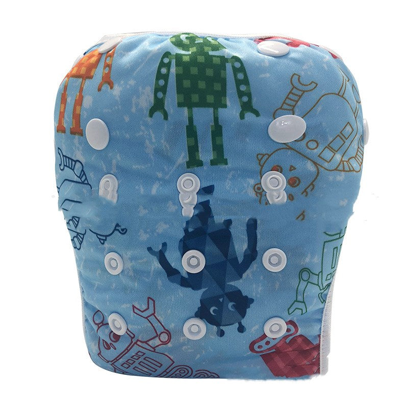 Leakproof Adjustable TPU Swimming Trunks for Babies
