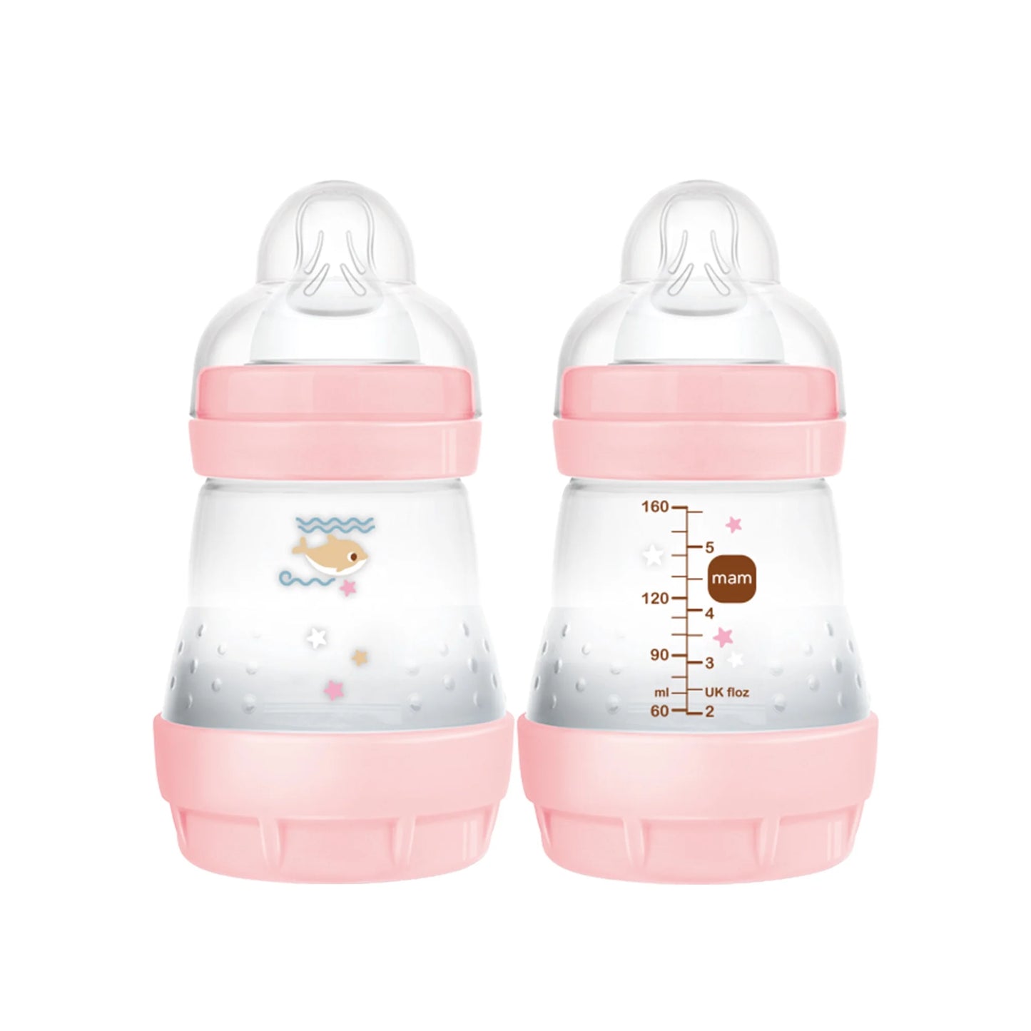 (2 Pack)  Easy Start Anti-Colic Bottle, 5 Oz, Girl, 2 Pack