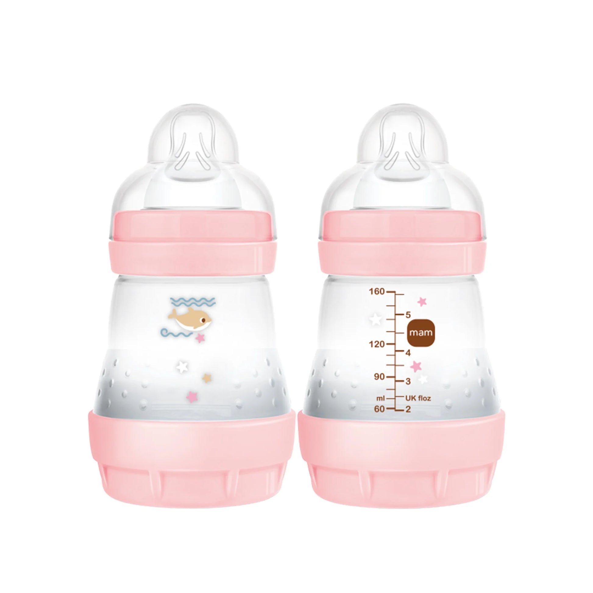 (2 Pack)  Easy Start Anti-Colic Bottle, 5 Oz, Girl, 2 Pack