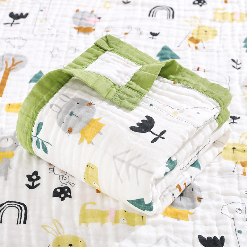 100% Cotton 6-Layer Unicorn Baby Swaddle Blanket