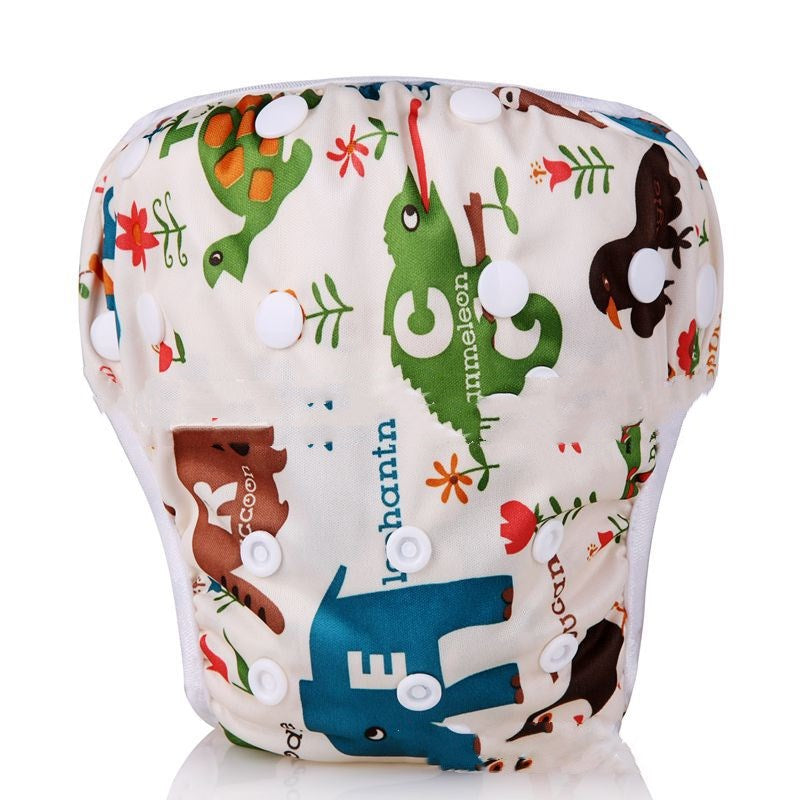 Leakproof Adjustable TPU Swimming Trunks for Babies