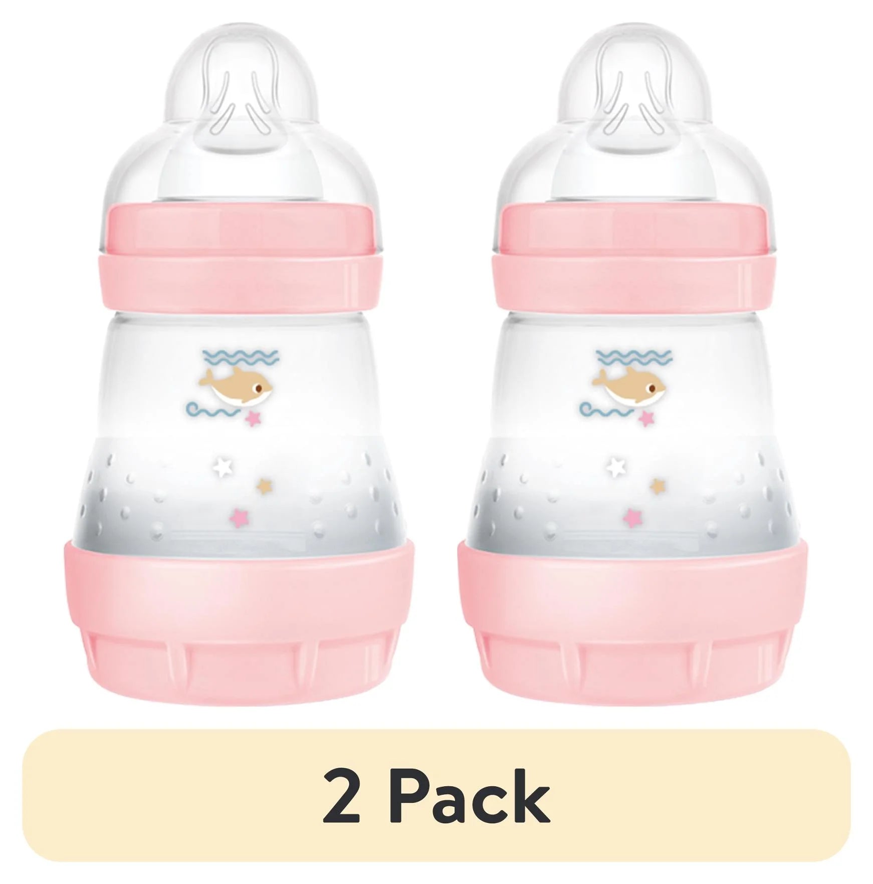 (2 Pack)  Easy Start Anti-Colic Bottle, 5 Oz, Girl, 2 Pack
