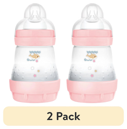 (2 Pack)  Easy Start Anti-Colic Bottle, 5 Oz, Girl, 2 Pack