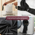Baby Wrap Carrier, Adjustable Baby Carriers for Newborn to Toddler 7–44 Lb (About 0–36 Months), Black