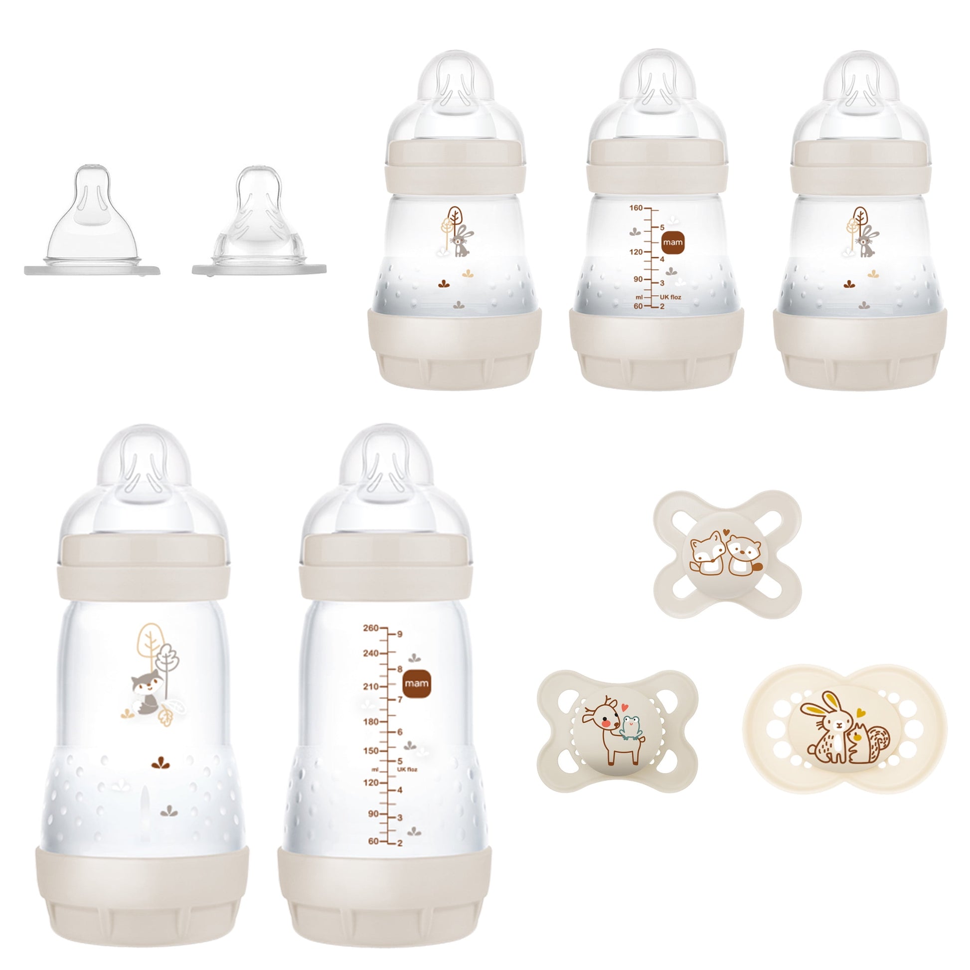 Baby Essentials Bottle & Pacifier Gift Set, 10 Piece