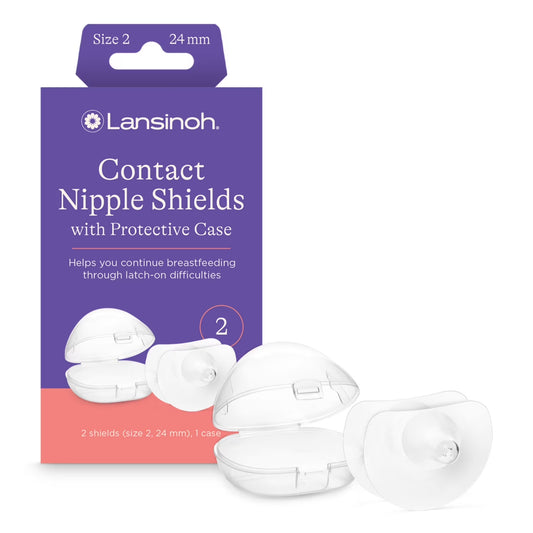 Contact Nipple Shields, 2 Nipple Shields (20Mm) and Case