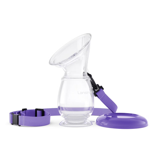 Silicone Breast Pump for Breastfeeding Moms, 1 Pack